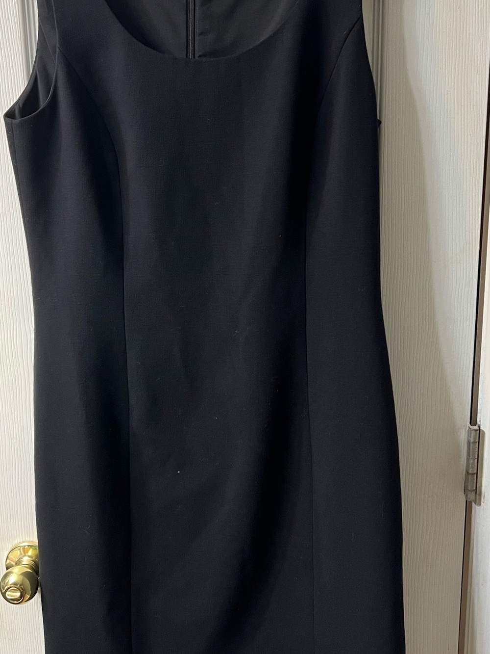 Classic Black Tahari ASL Sleeveless Sheath Dress- Size 10